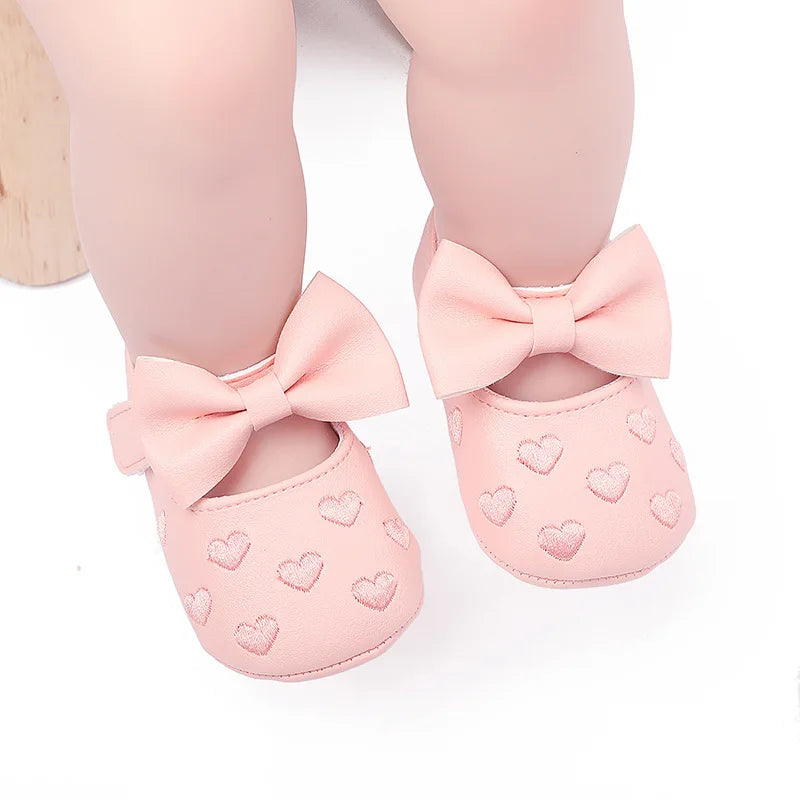 0-18Month Newborn Baby Shoes Classic Love Leather Boy Girl Shoes Multicolor Toddler First Walkers Infant Shoes Baby Boy Shoes