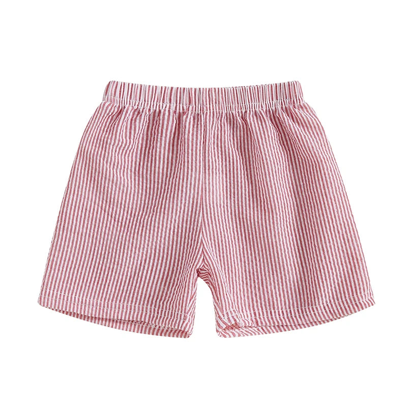 Cute Toddler Kids Denim Shorts Elastic Waist Casual Fashion Loose Short Pants for Boys and Girls Summer Wear