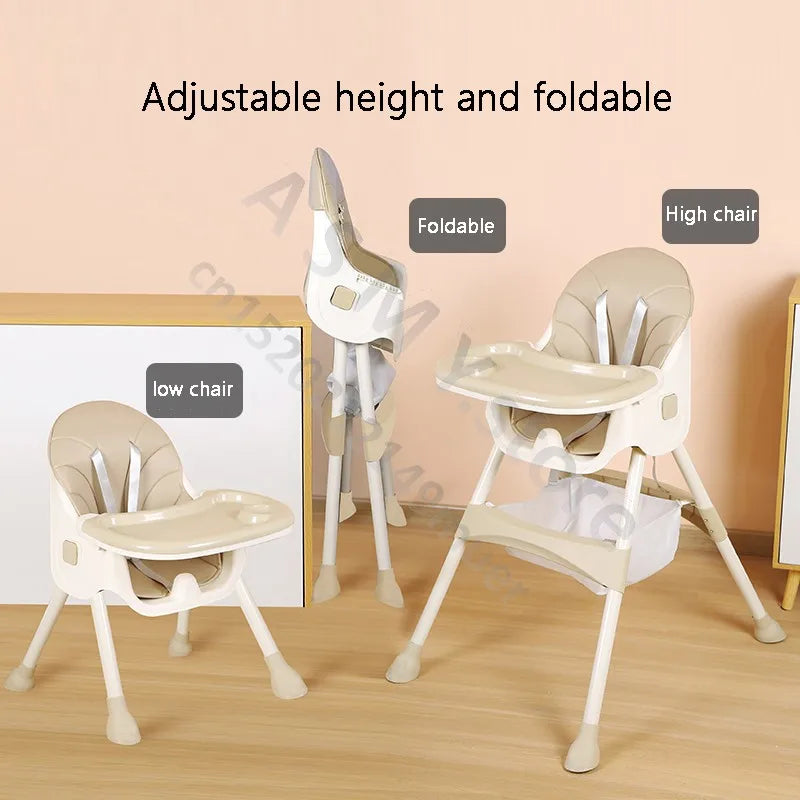 baby multifunctional lift home learning to sit dining table chair/Children's dining chair / baby eating foldable seat