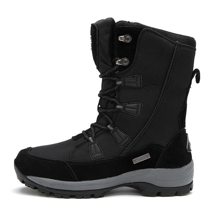 Waterproof Snow Boots for Men And Women, Ski Shoes, Non-slip, Super Warm, Female, Outdoor, Climbing, Camping, Winter, New