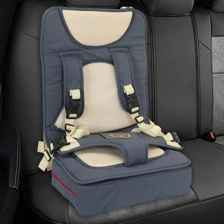 Portable Kid Booster Seat Cushion Protective Anti-skid Auto Seat Pad Four-season Baby Car Seat Cushion Car Interior Accessories