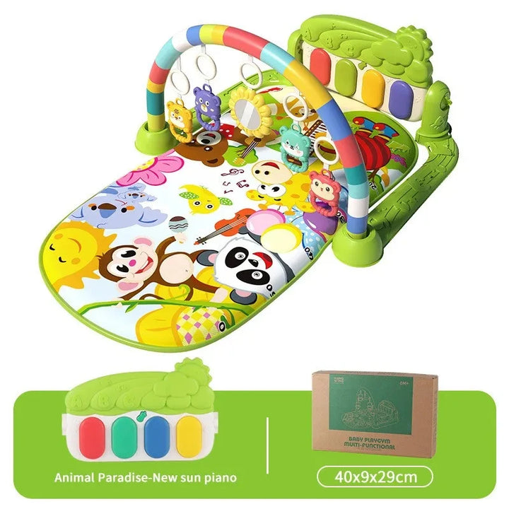 Baby Fitness Frame Floor Mat Newborn Piano Crawling Blanket Pedal Children Play Mat Rack Crawling Blanket Infant Play Rug Gifts