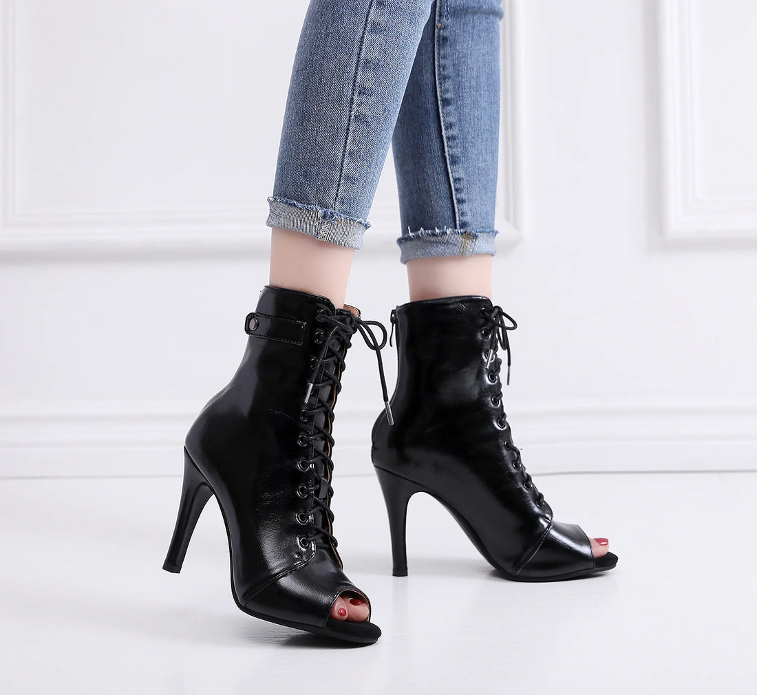 Women's  Brand Party Boots Women's Sexy stilettos High Heels Footwear Women Latin dance heels shoes Latin 2020 For Ballroom