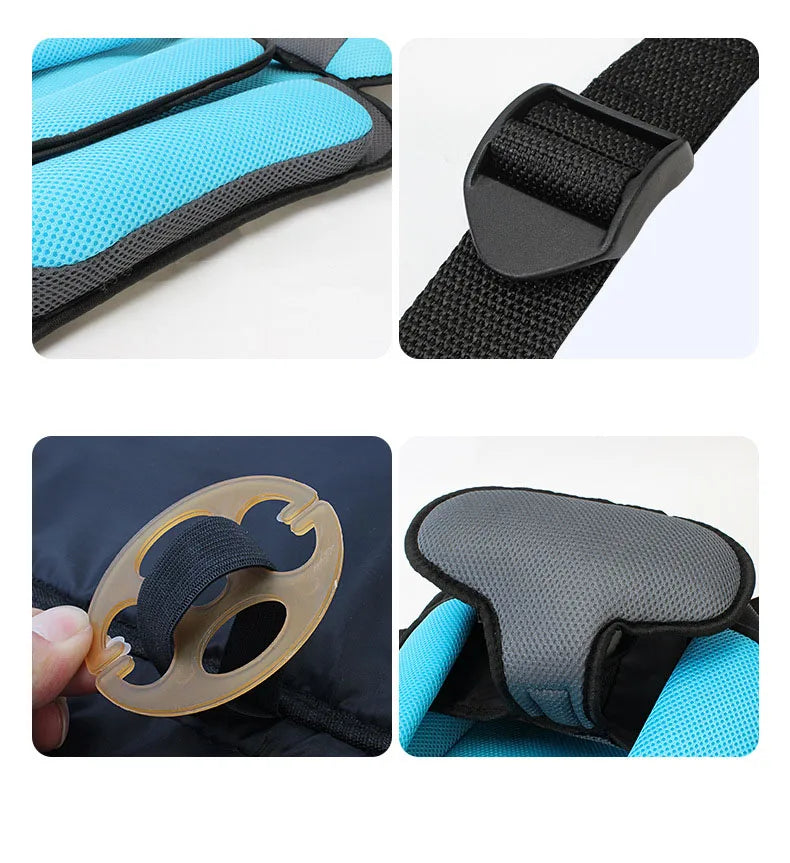 NEW Child Safety Seat Mat for 6 Months To 12 Years Old Breathable Chairs Mats Baby Car Seat Cushion Adjustable Stroller Seat Pad