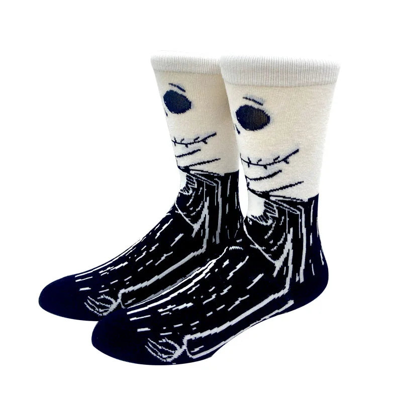 2024 New Anime Fashion Men's Socks Long Sock Knee-High Couples cosplay Sock Personality Hip Hop Harajuku Funny Sock for Women