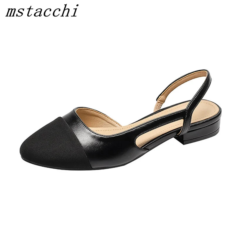 All-match Flat Shoes Women Sandals Non-Slip Soft Leisure Shoes Mixed Colors Comfort Low Heel Femme Thick Bottom Designer Shoes