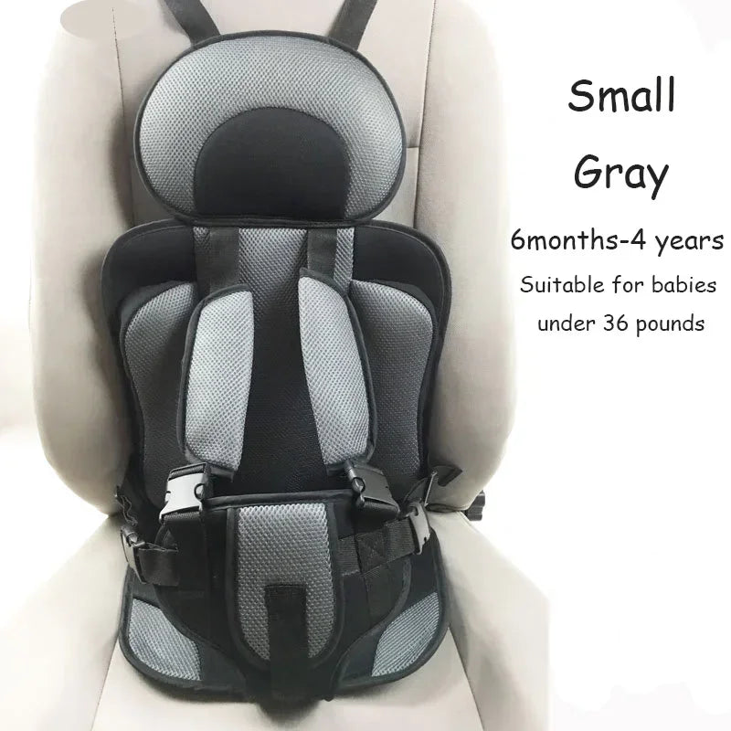 Child Safety Seat Mat for Kids 6 Months to 12 Years Old Breathable Chair Mats for Baby Car Seat Adjustable Stroller Seat Pad