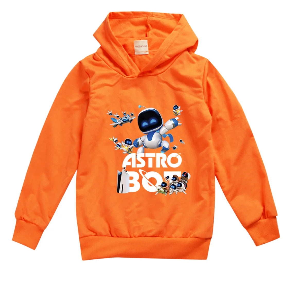 Game Astro Bot Hoodie Kids Comic Clothes for Teens Girl Pullover Long Sleeve Coats Boys Soft Fabric Outerwear Children Clothing