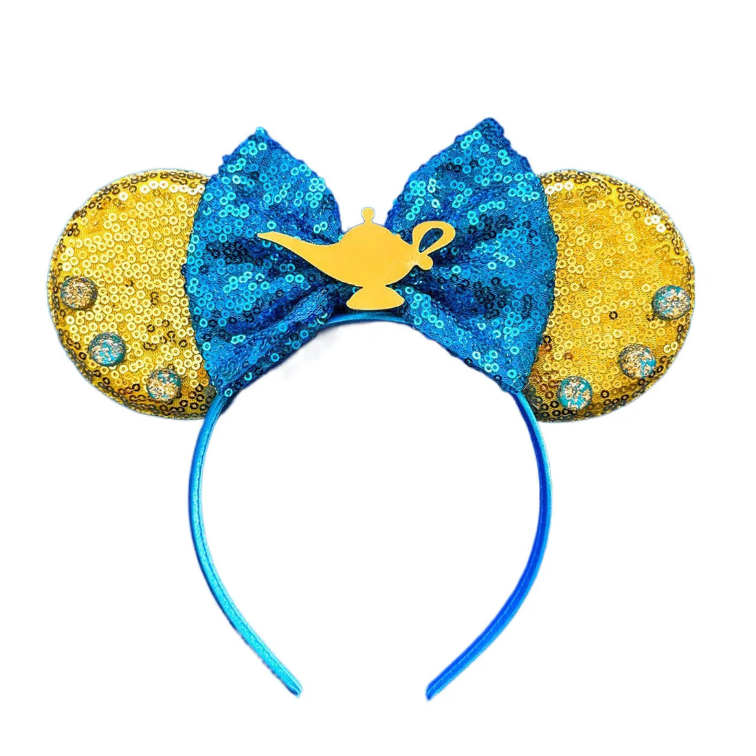 2023 New Style Mickey Minnie Ear Headband Sequin Bows Girl Adult Kids Halloween Party Cosplay Hair Accessories Princess Hairband