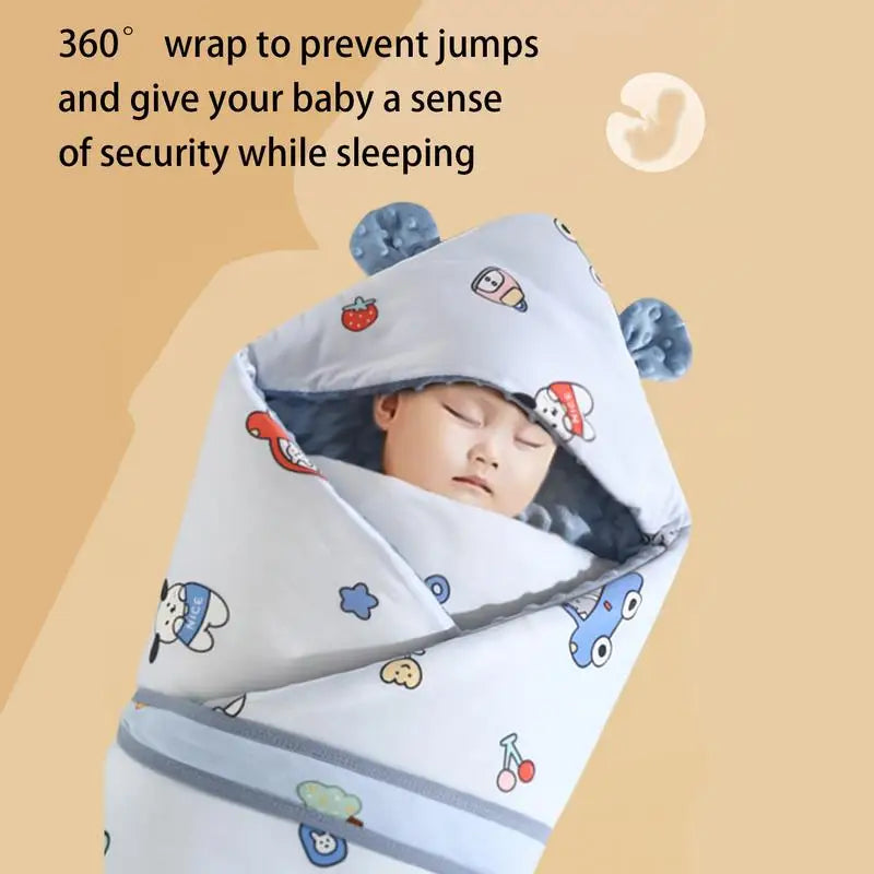 Baby Swaddle Sleep Sacks Wearable Blanket Baby Swaddle Blanket Cute Soft Ergonomic Sleep Sack Receiving Blanket For Baby Boys