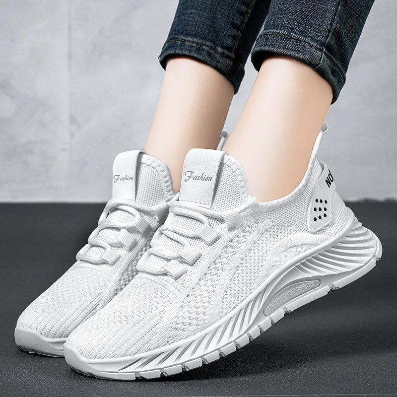 2023 new Women's Sports Shoe Fashion Women's Shoes Breathable Ultra-light Mesh Hollow Women's Shoes Casual Shoes Shoes for Women