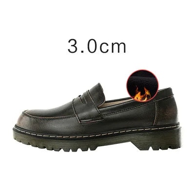 34-40 Women Oxfords Women's Shoes Ladies Leather Female Round Toe Sewing Retro Comfortable Footwear Lolita Shoe Brown