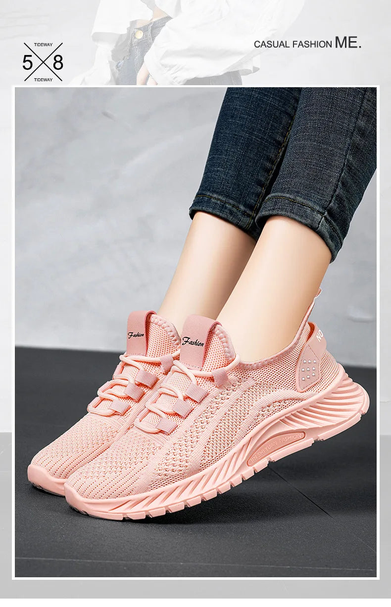 2023 new Women's Sports Shoe Fashion Women's Shoes Breathable Ultra-light Mesh Hollow Women's Shoes Casual Shoes Shoes for Women