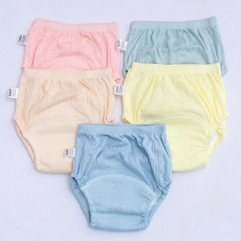 Cotton Baby Diaper Training Pants for Newborn Reusable Diaper Cloth Nappy Underwear Infant Training Pant Washable Diaper