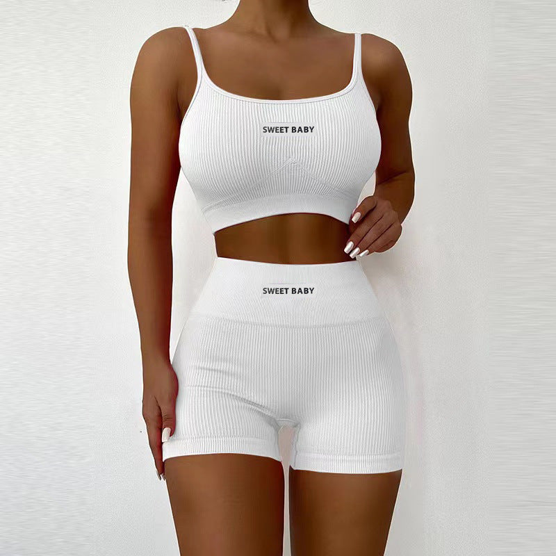 High Waist Yoga Short Set